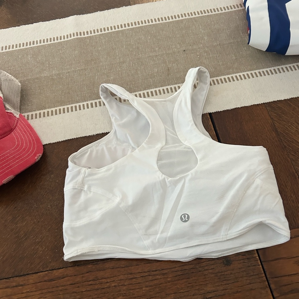 lululemon athletica Classic White Sports Bra